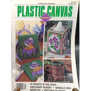 Vintage Plastic Canvas Corner Magazine May 1993